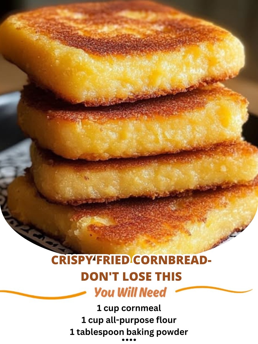Crispy Fried Cornbread
