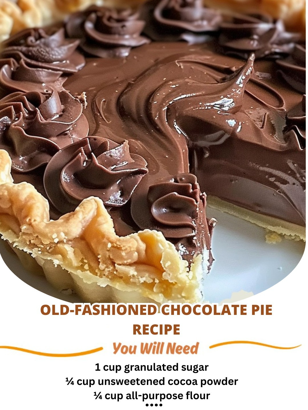 Old-Fashioned Chocolate Pie