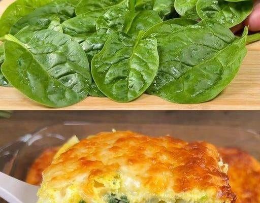 Spinach and Egg Skillet with Cheese
