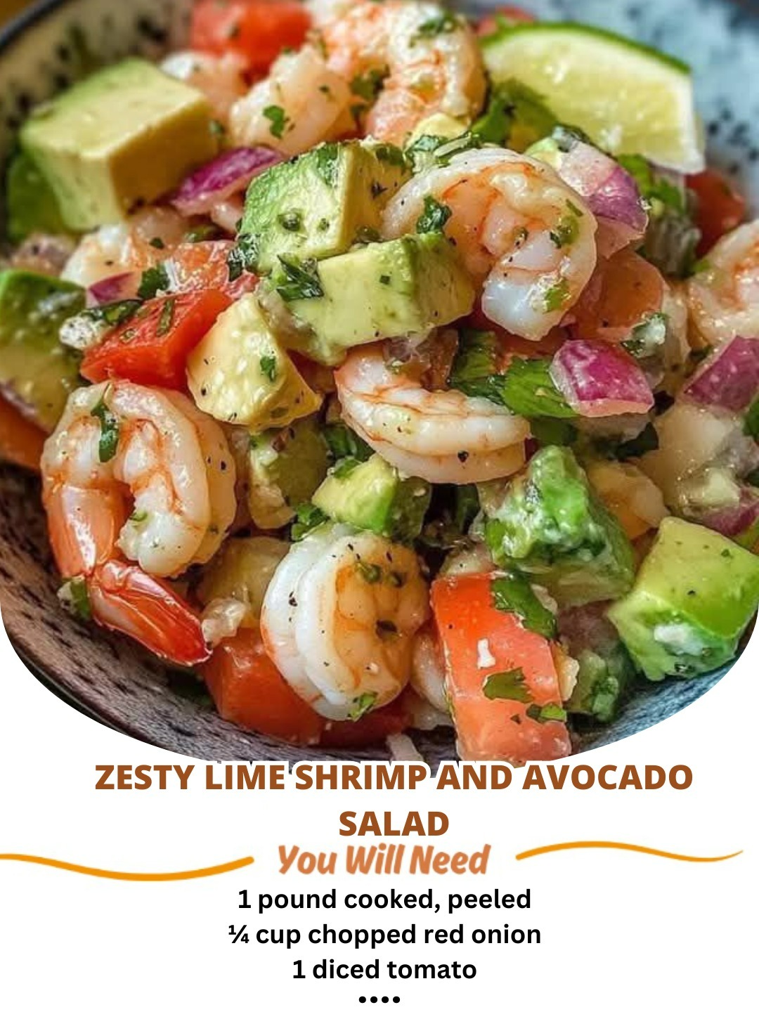 Zesty Lime Shrimp and Avocado Salad