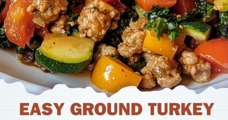 Easy Ground Turkey Vegetable Skillet