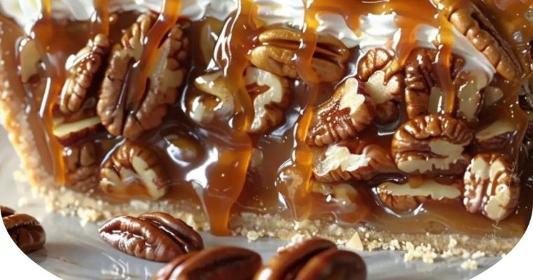 Caramel Pecan Delight Pie!