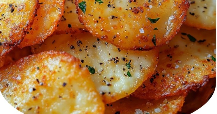 Crispy Cottage Cheese Chips
