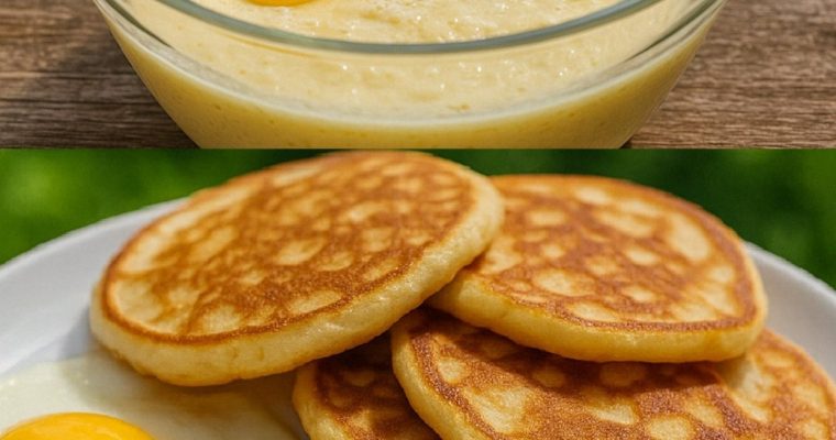 Super Soft Egg & Milk Vanilla Pancakes
