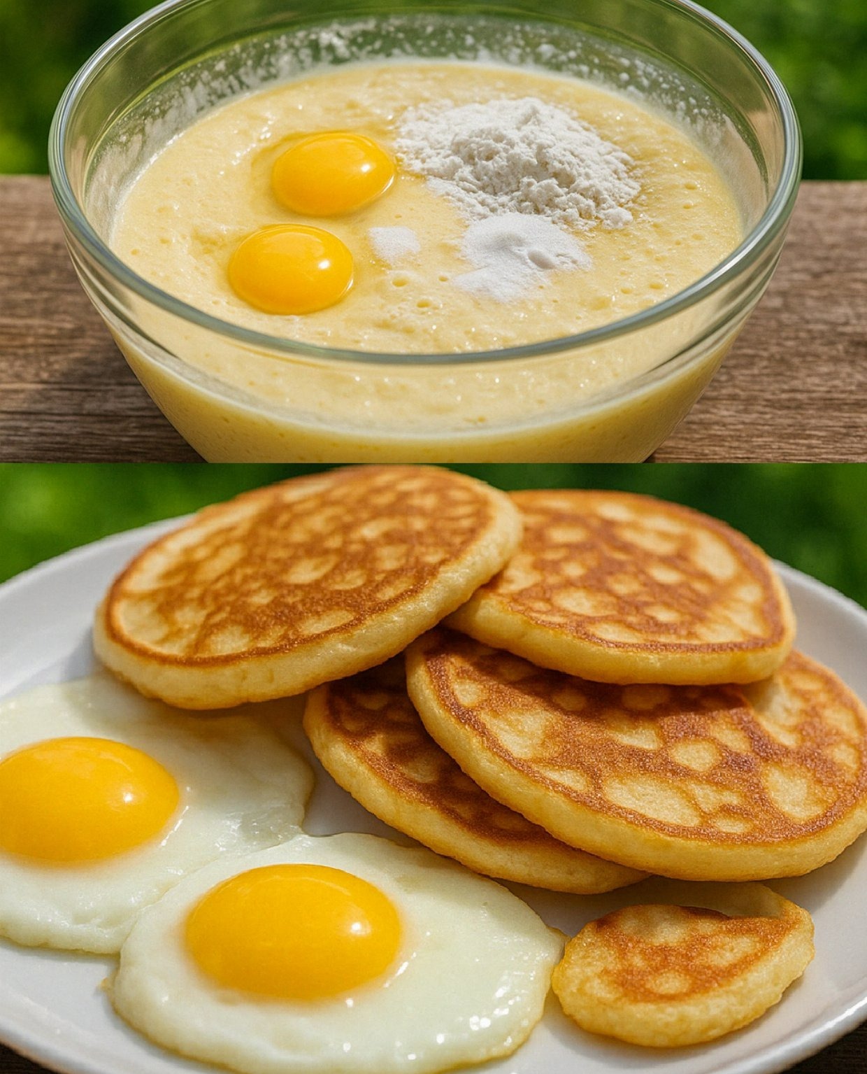 Super Soft Egg & Milk Vanilla Pancakes