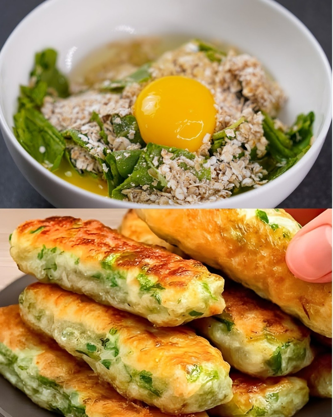 SPINACH OATS PANCAKE