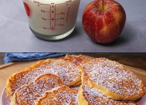 5 Minute Juicy Apple Pancakes