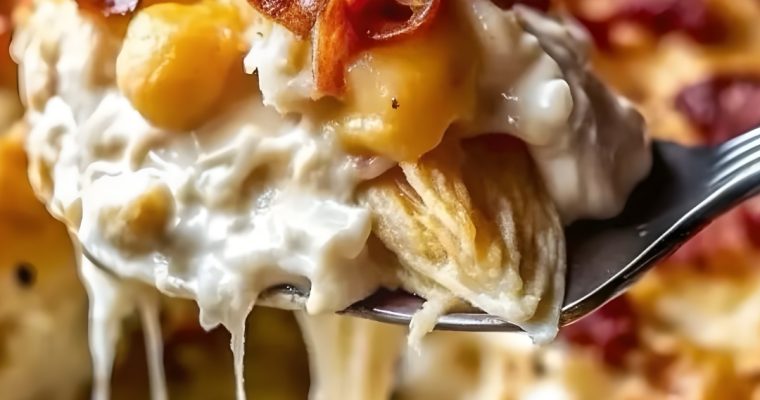 Chicken Bacon Crunch Casserole