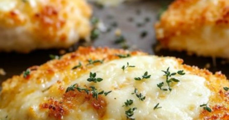 Baked Garlic Parmesan Chicken Cutlets
