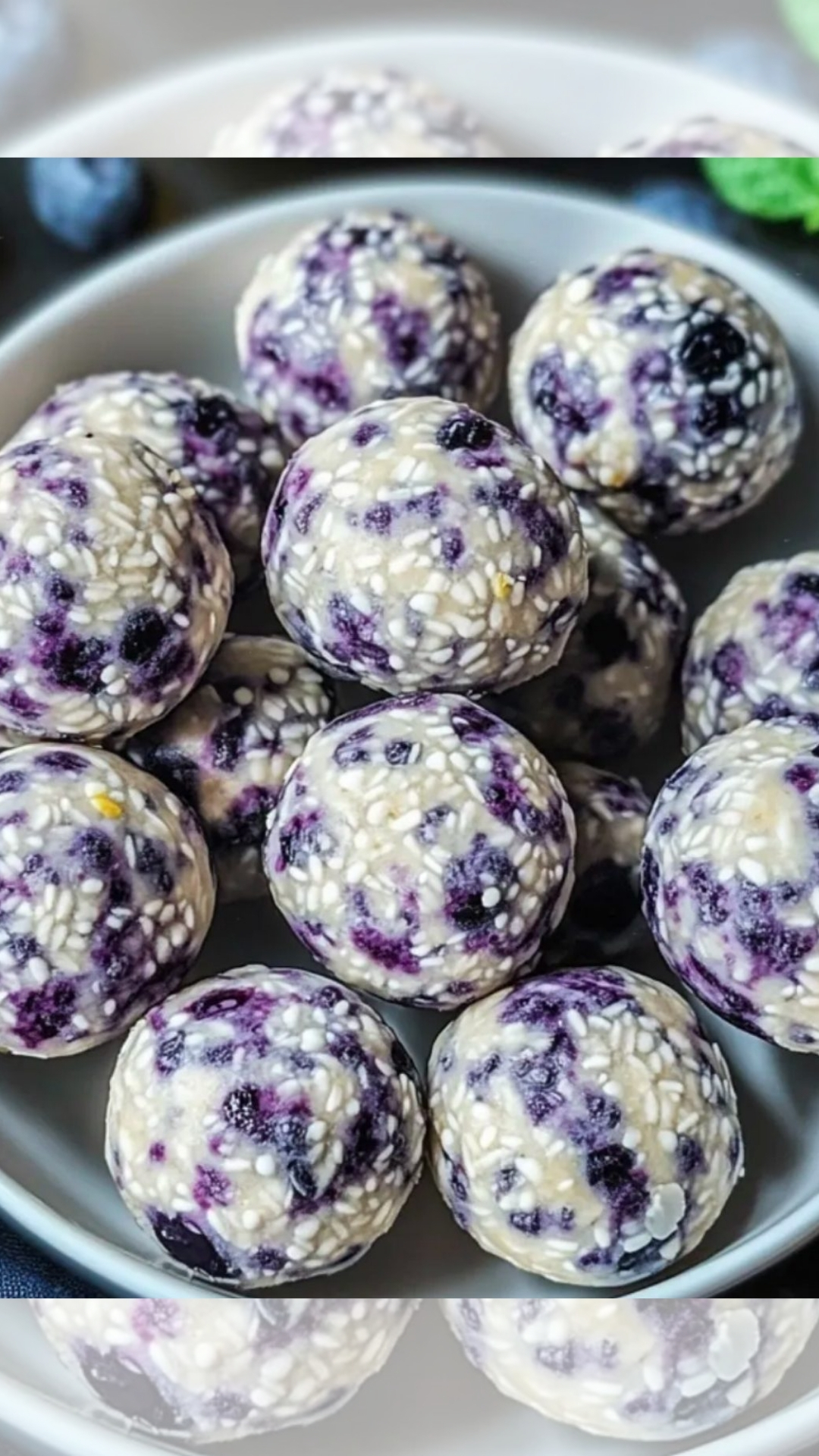 No-Bake Lemon Blueberry Bites