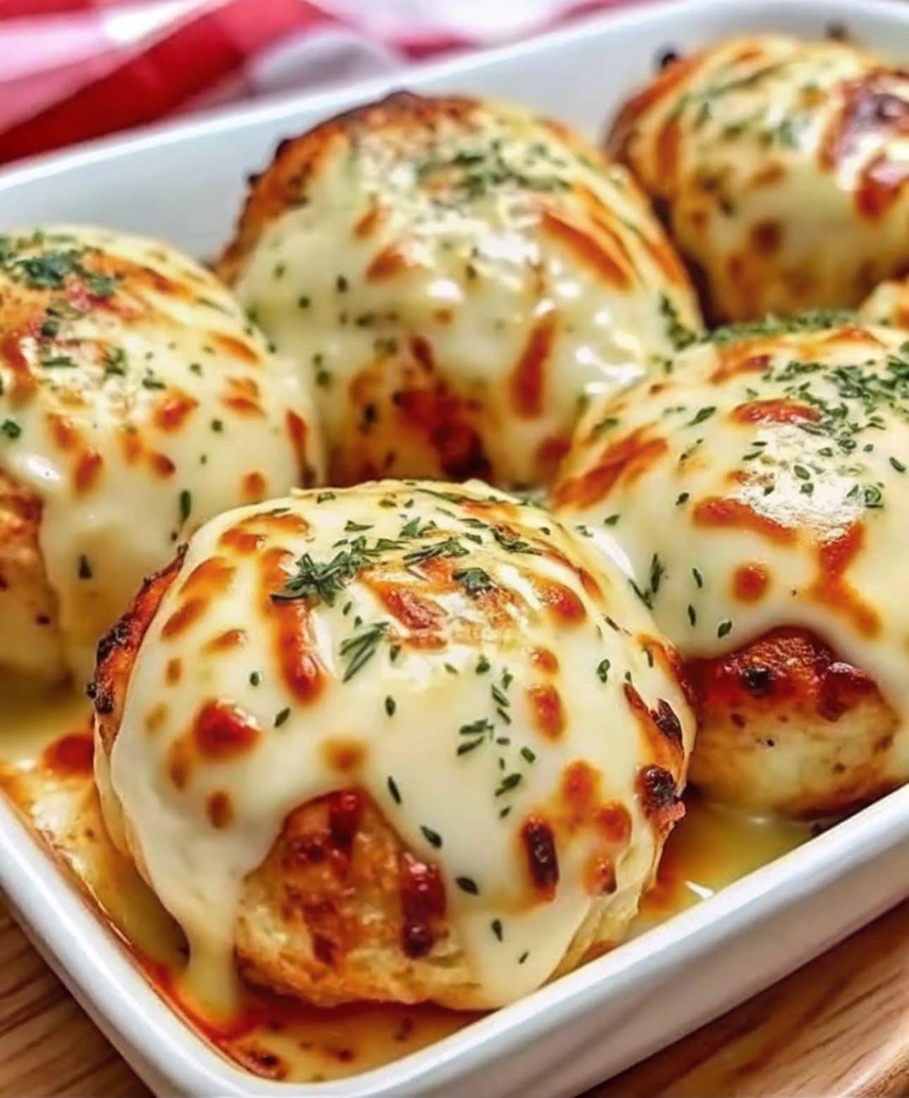 Melted Mozzarella & Ranch Chicken Bombs