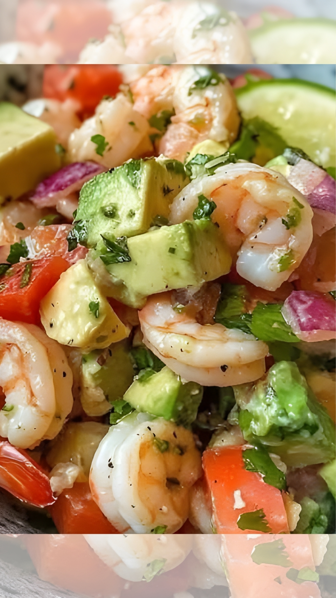 Zesty Lime Shrimp and Avocado Salad