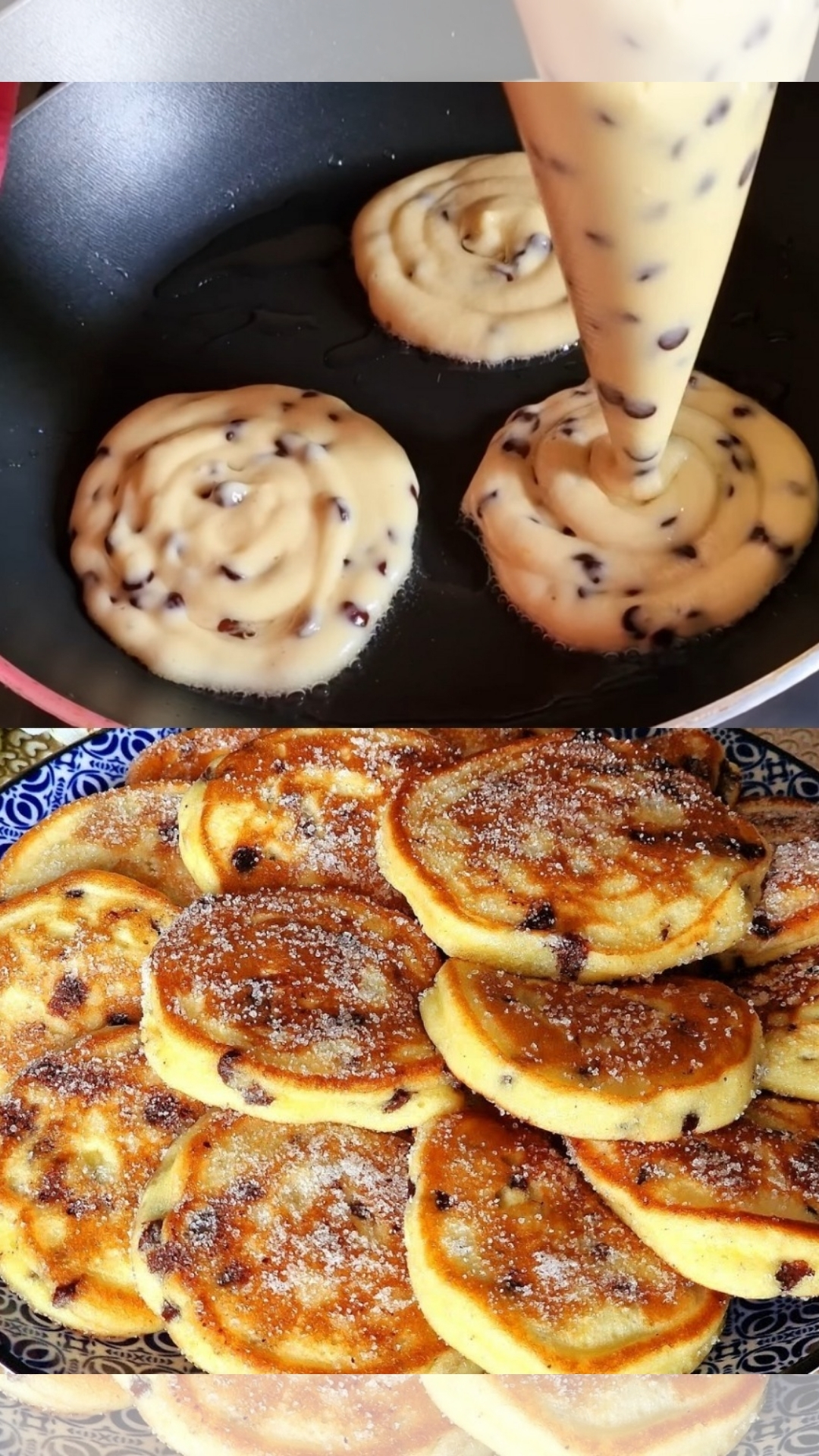 Chocolate Chip Yogurt Pancake