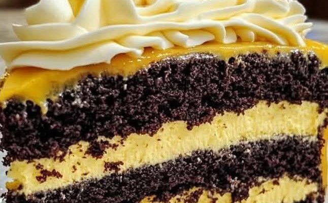 Double Chocolate Banana Layer Cake