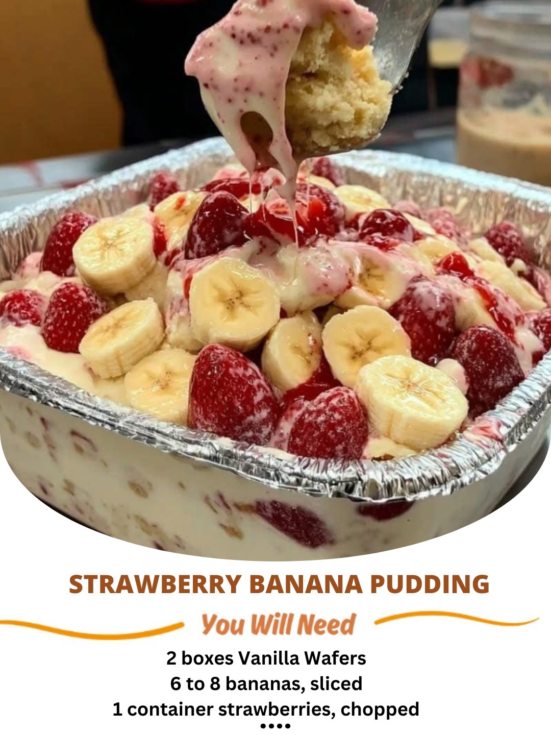Strawberry Banana Pudding