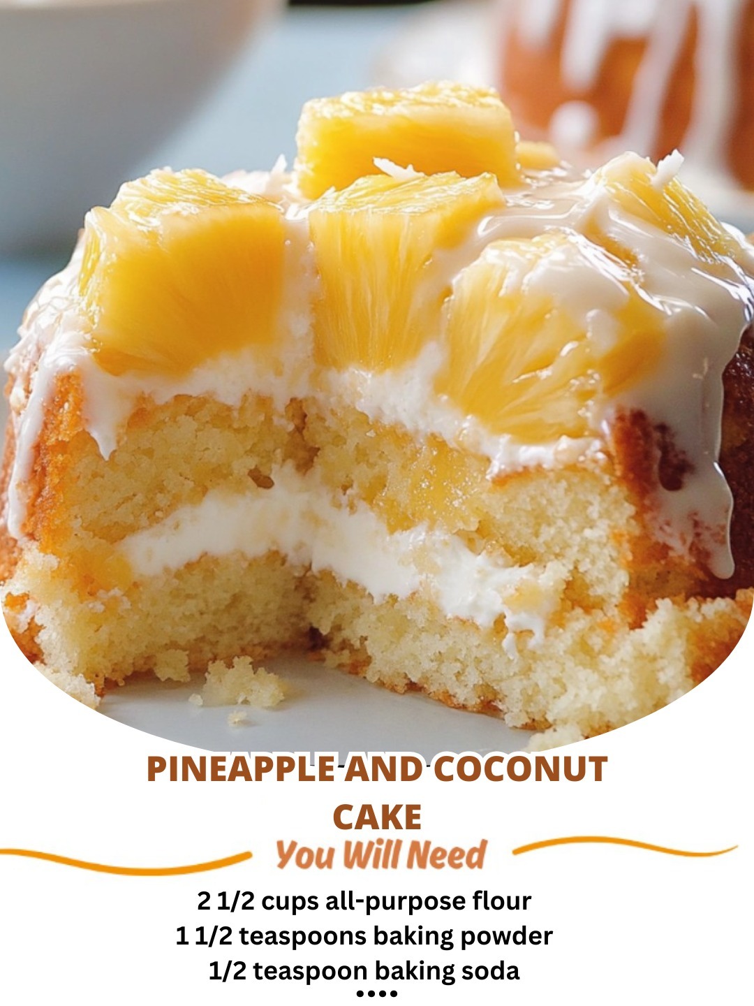 Pineapple and Coconut Cake