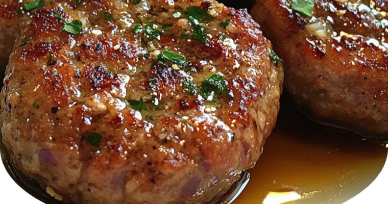 Old-Fashioned Beef Rissoles