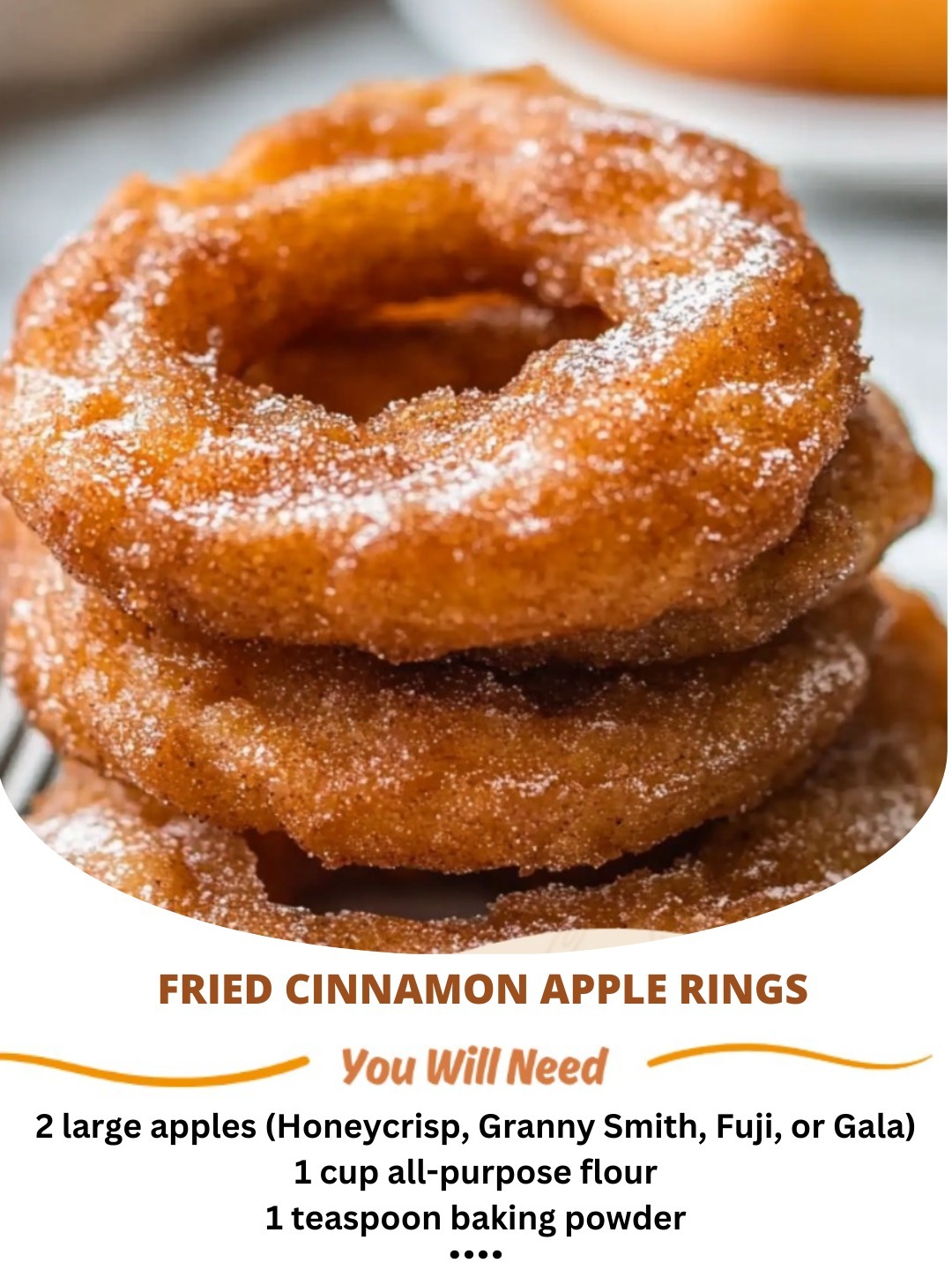 Fried Cinnamon Apple Rings
