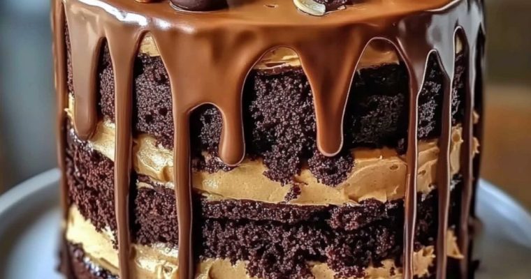 Chocolate Peanut Butter Layer Cake