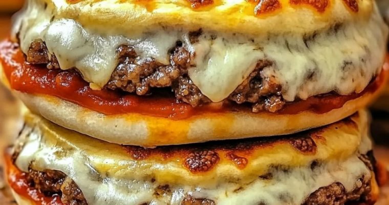 Old School Pizza Burgers