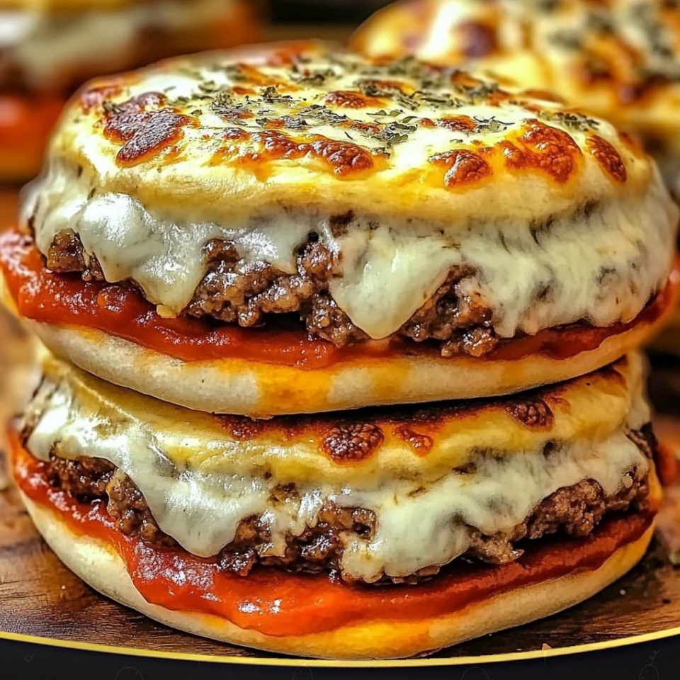 Old School Pizza Burgers
