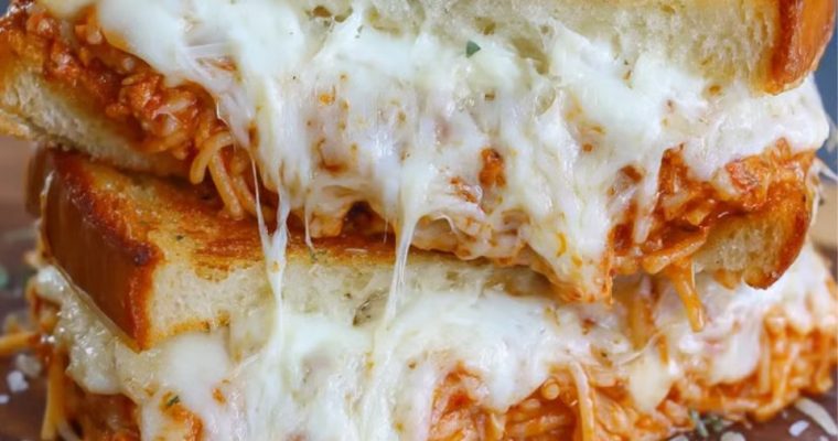 Spaghetti Grilled Cheese