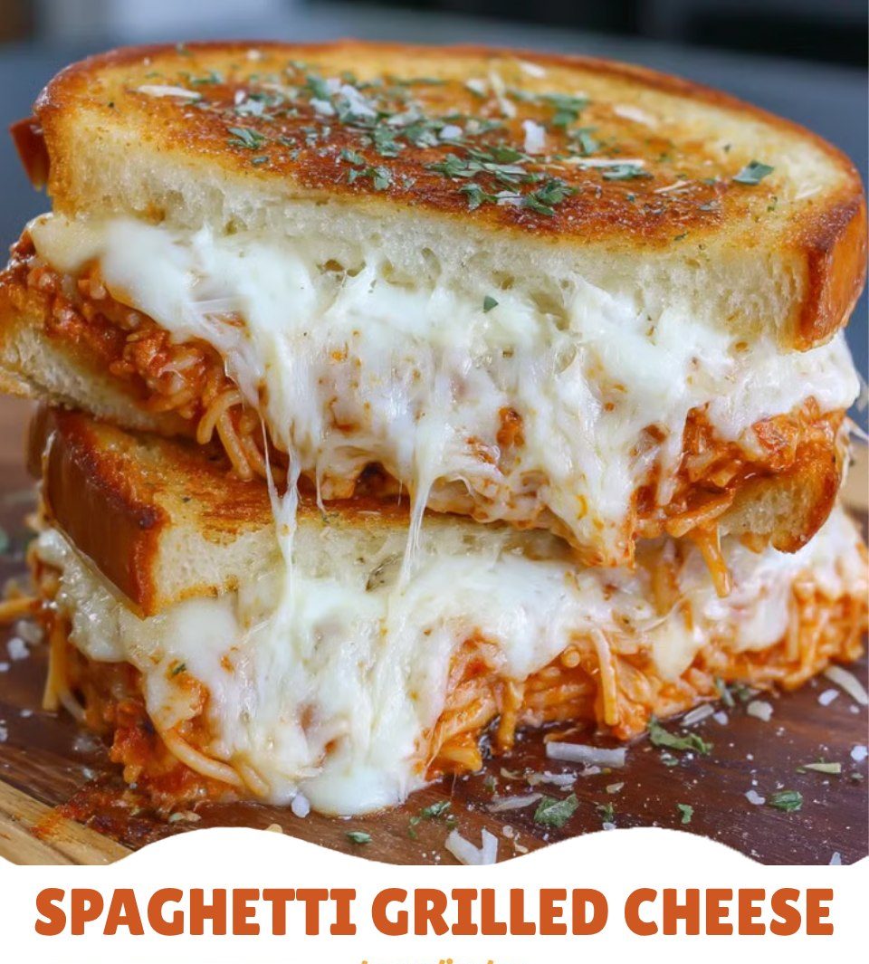 Spaghetti Grilled Cheese