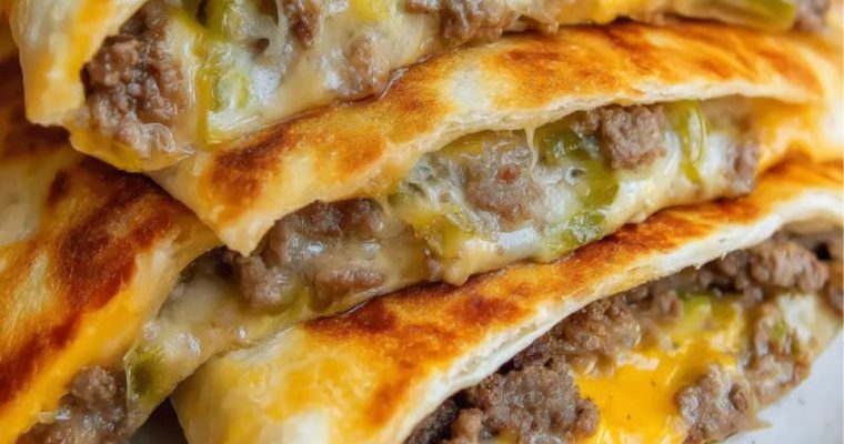 Cheeseburger Quesadillas