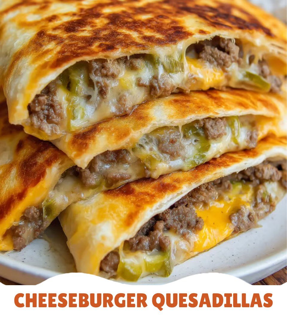 Cheeseburger Quesadillas