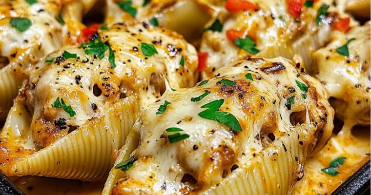 Creamy Cajun Chicken Stuffed Shells