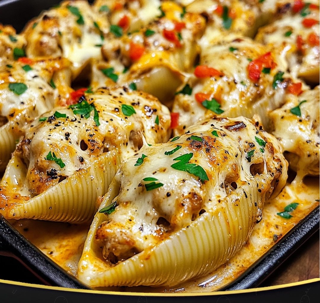 Creamy Cajun Chicken Stuffed Shells