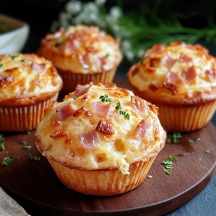 Potato, Bacon, and Cheese Muffins