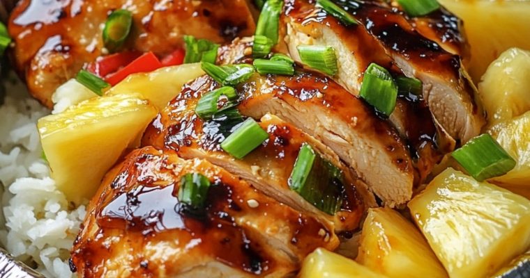 Teriyaki Chicken with Pineapple