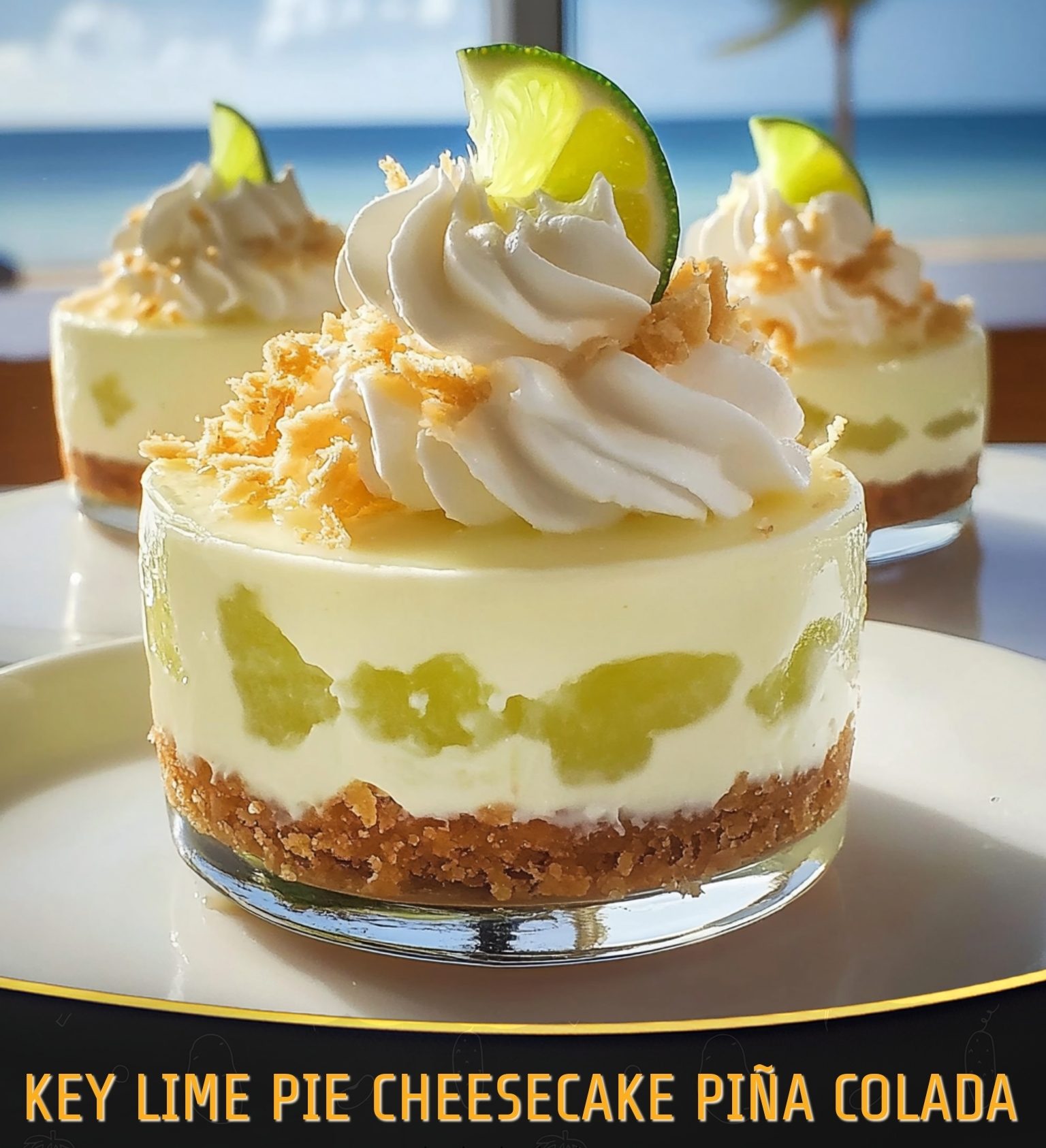 Key Lime Pie Cheesecake Piña Colada