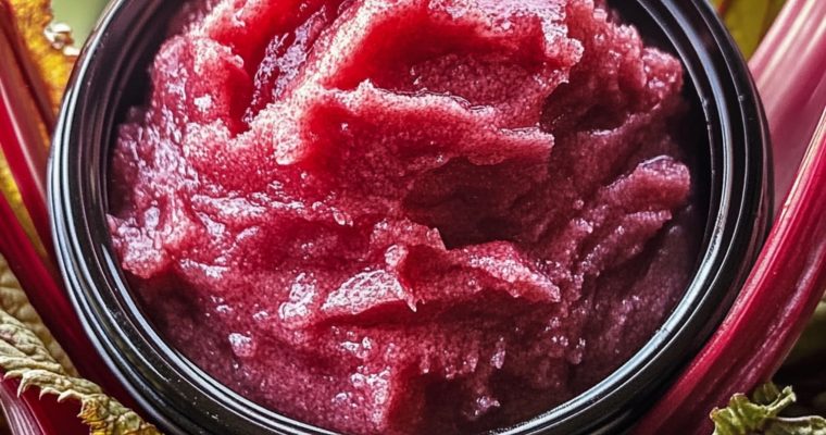 Homemade Rhubarb Butter
