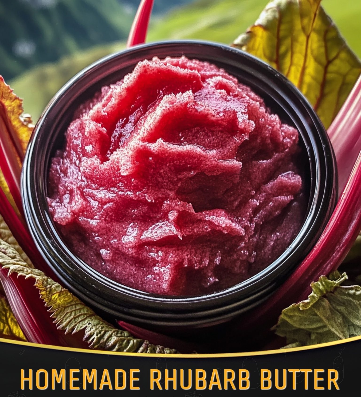 Homemade Rhubarb Butter