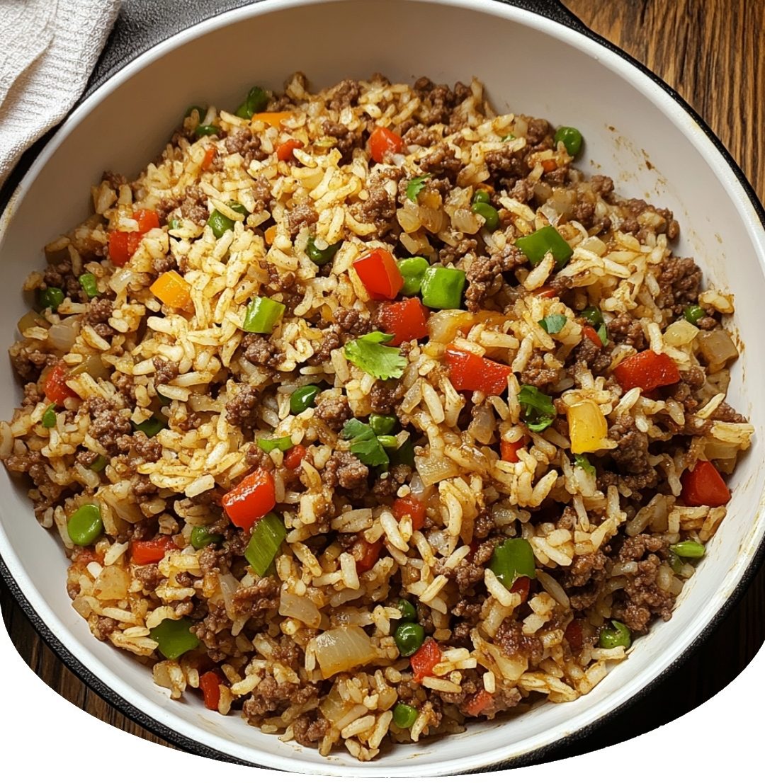 Dirty Rice with Ground Beef