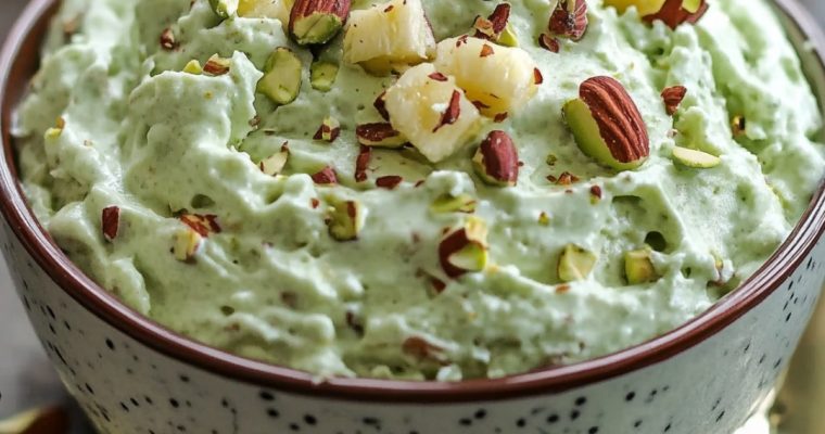 Pistachio Pineapple Fluff & Watergate Pudding