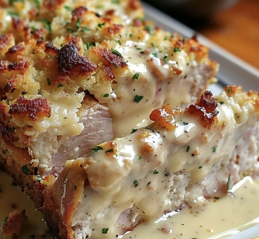 Chicken Cordon Bleu Meatloaf