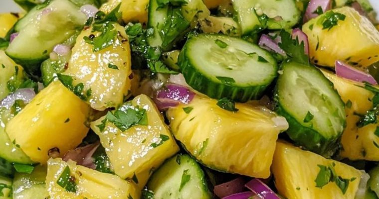 Pineapple Cucumber Salad