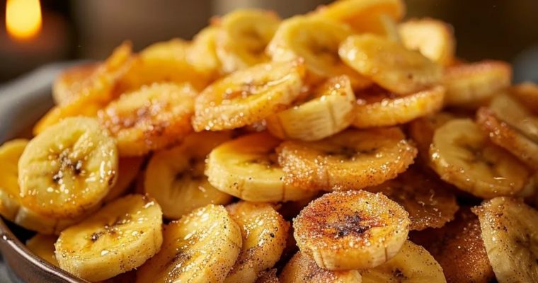 Cinnamon-Sugar Air Fryer Banana Chips