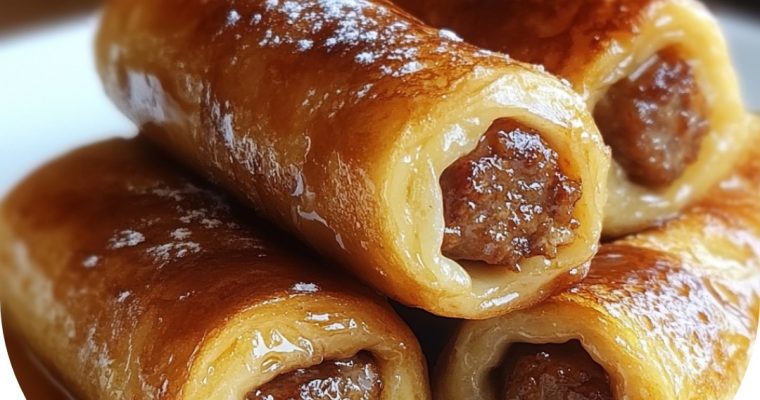Sausage French Toast Roll-Ups