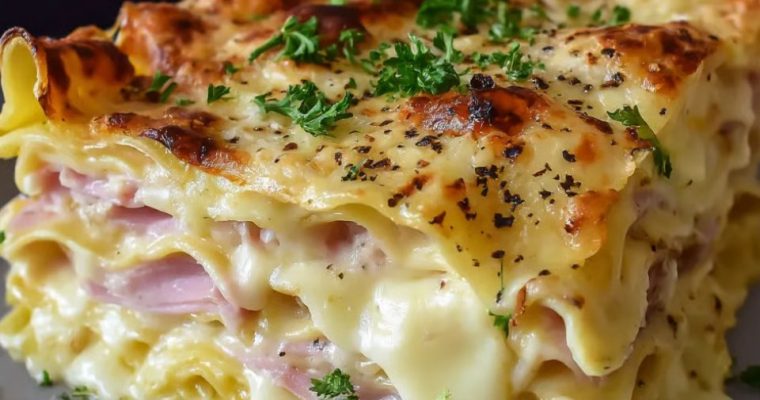 Ham & Cheese Lasagna