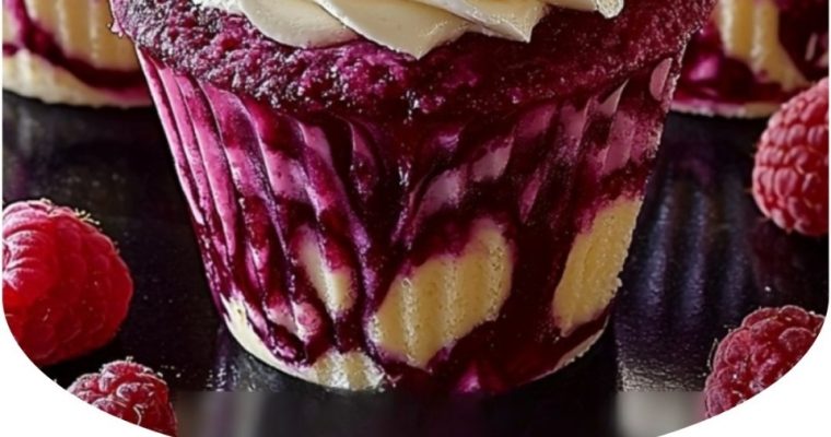 Lemon Raspberry Swirl Cheesecake Cups