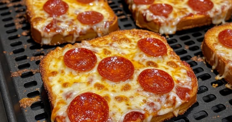 Texas Toast Air Fryer Pizza