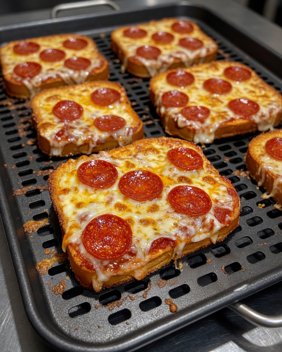 Texas Toast Air Fryer Pizza
