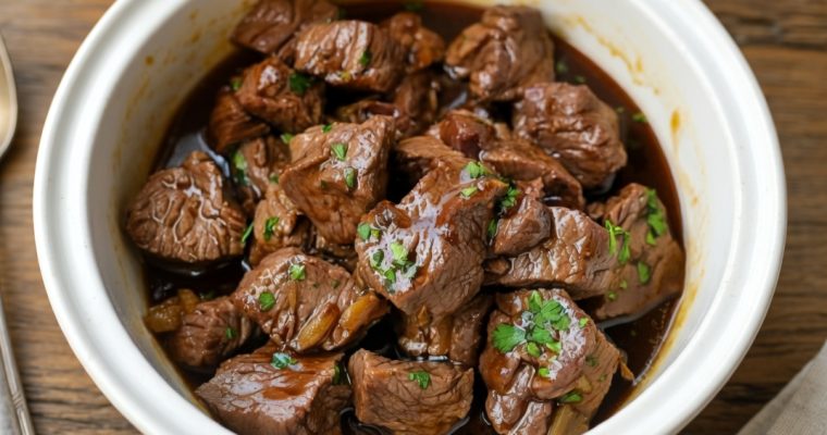 Crockpot Steak Bites