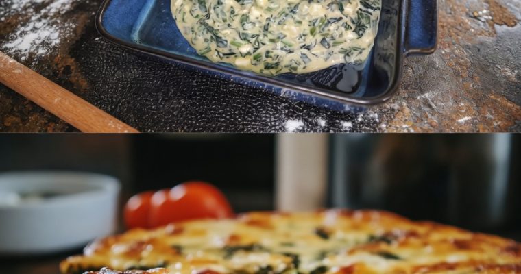 Spinach Cheese Feta Quiche