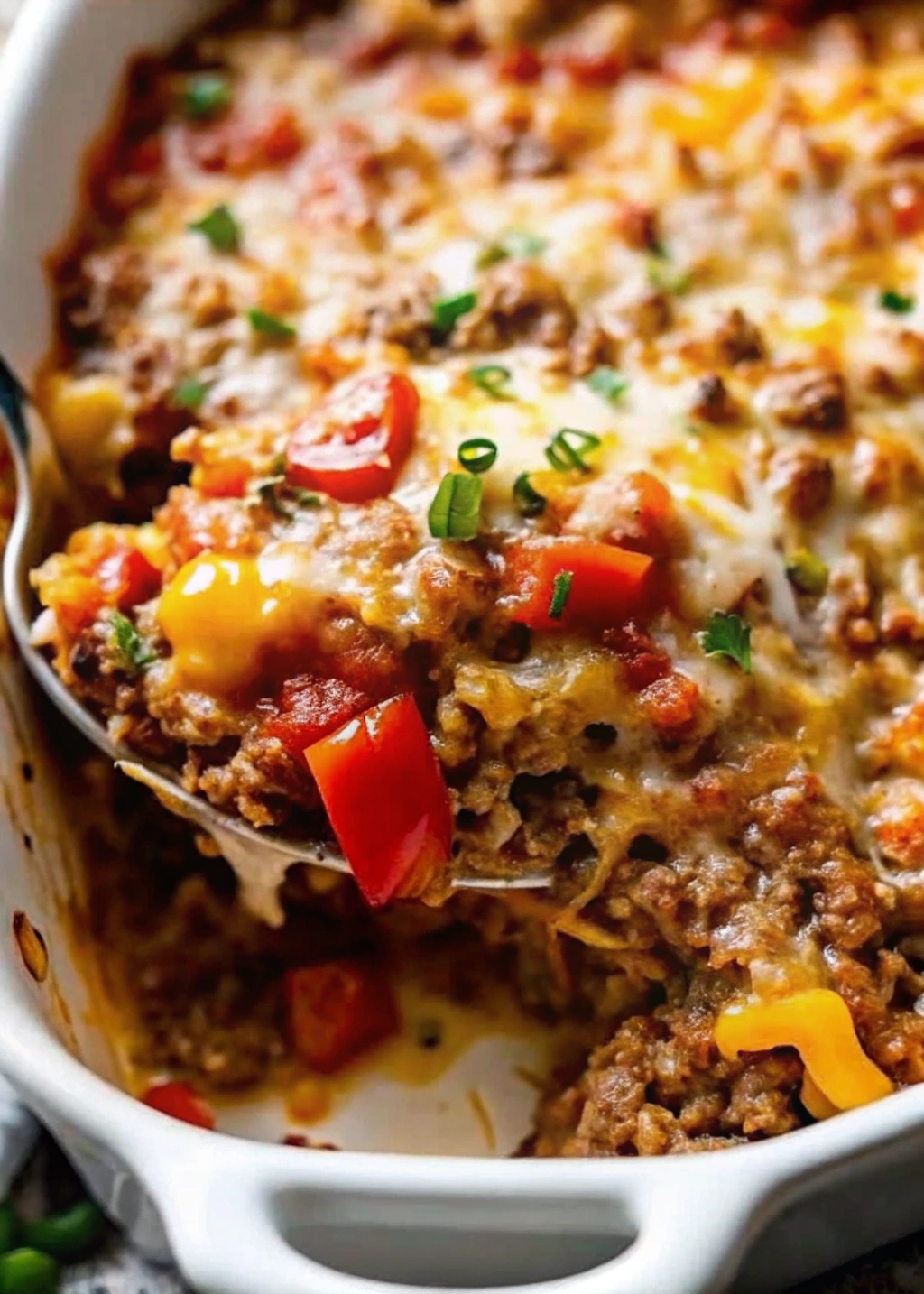 Savory One-Pan Stuffed Pepper Casserole