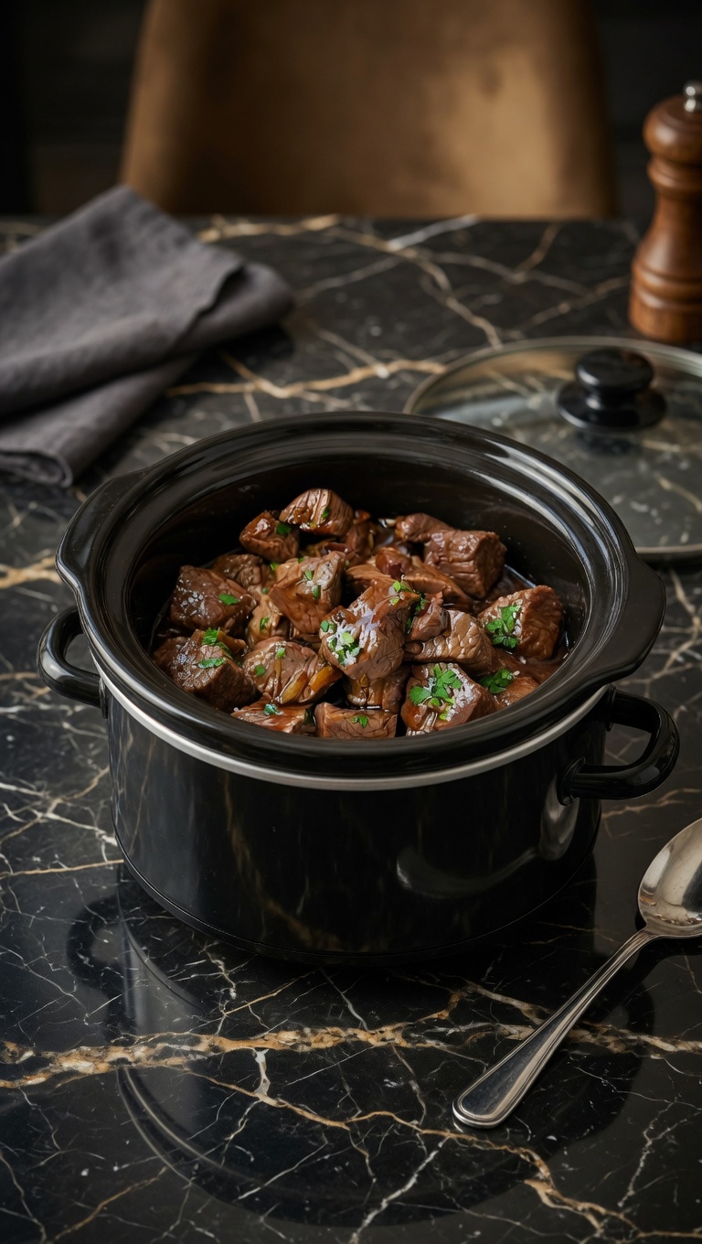 Crockpot Steak Bites
